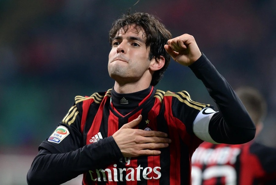 Thời kỳ đỉnh cao của Kaka là trong màu áo AC Milan