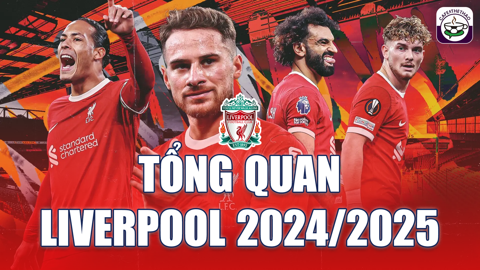 Tổng quan Liverpool Ngoại hạng Anh 24/25: Liệu Slot sẽ lật đổ Man City?