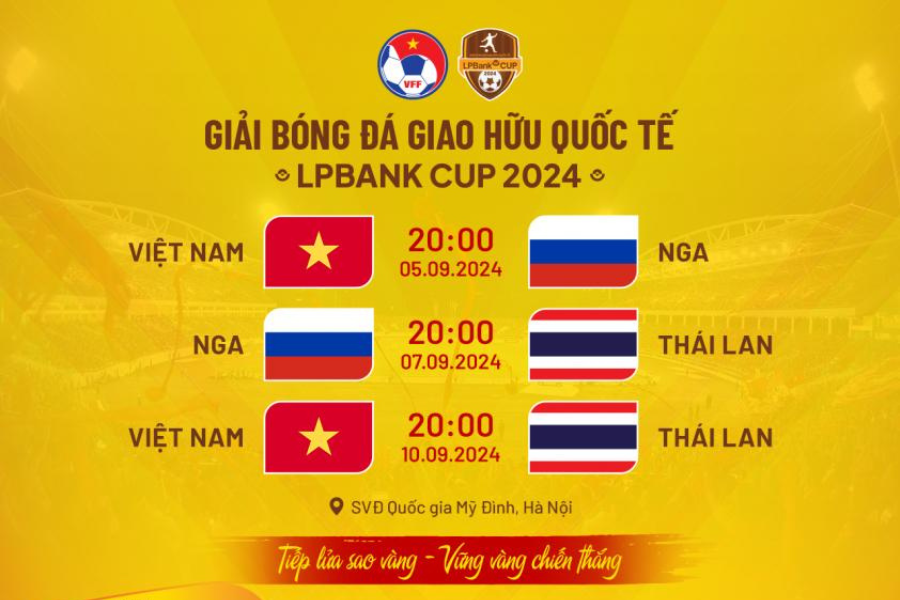 Lịch thi đấu LPBank Cup 2024.