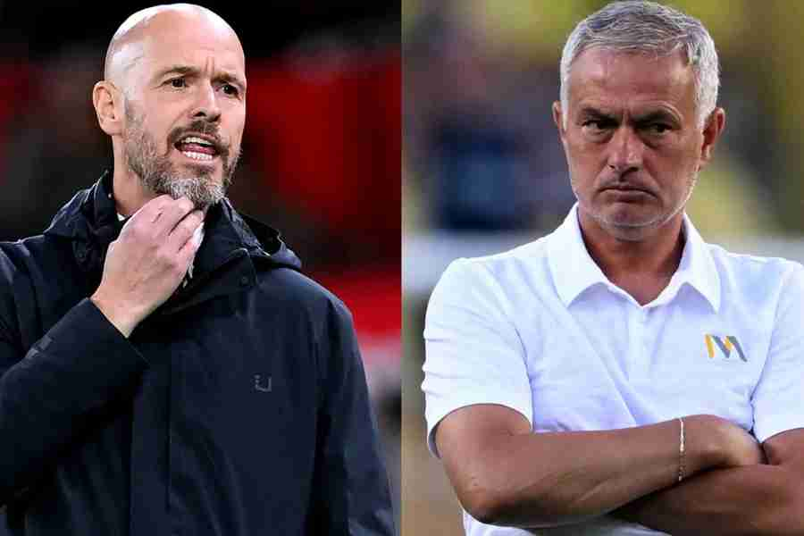 Ten Hag đối đầu Mourinho ở Europa League.