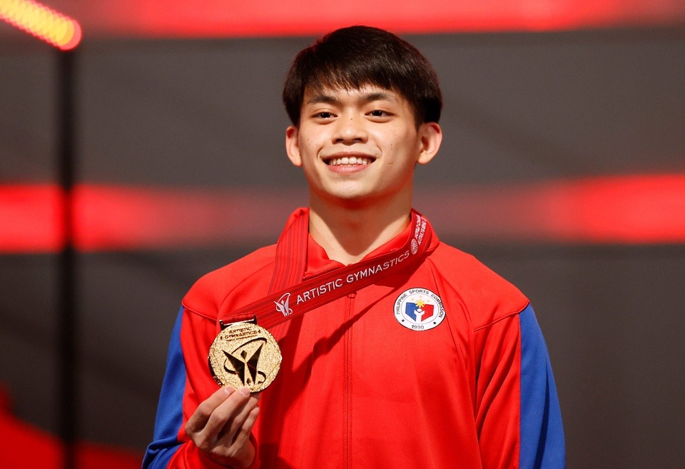 Carlos Yulo là ngôi sao sáng nhất Đông Nam Á tại Olympic khi mang về 2 HCV cho Philippines