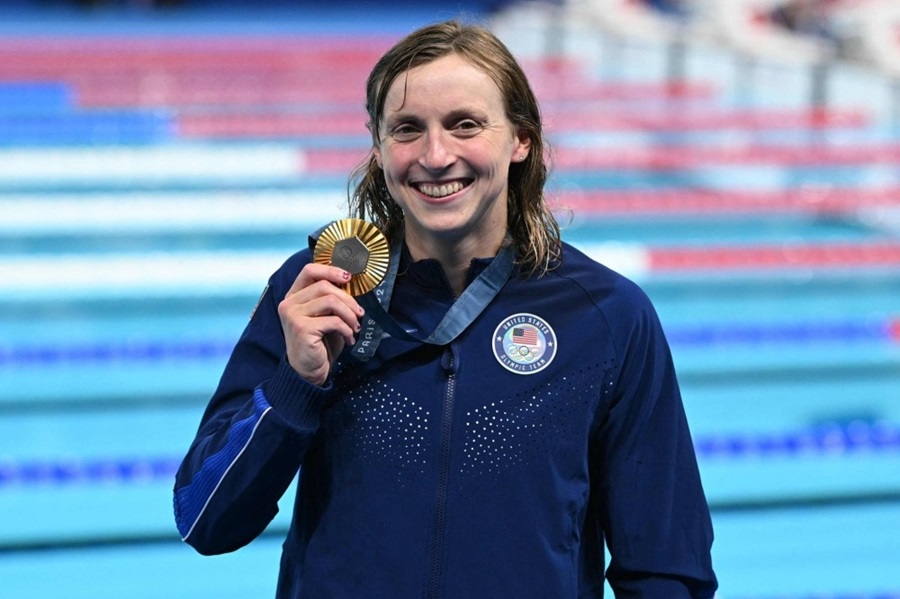 Katie Ledecky thống trị đường đua xanh của nữ tại Olympic