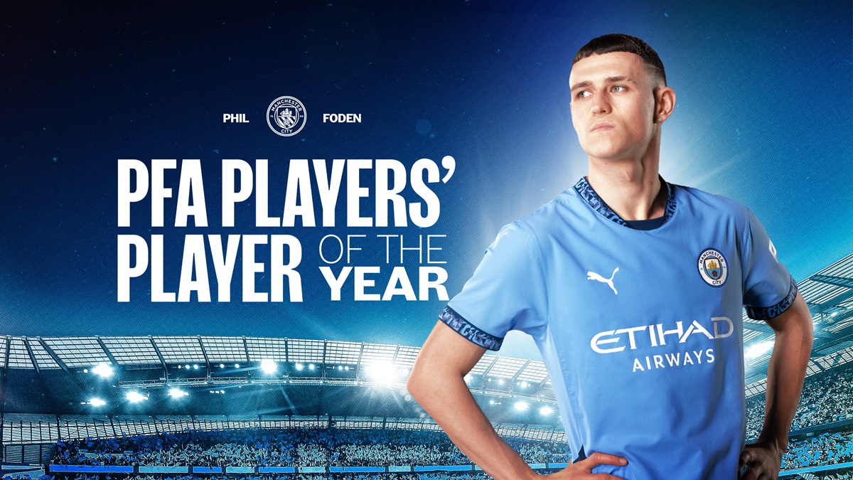 Phil Foden giành giải cầu thủ hay nhất năm của PFA