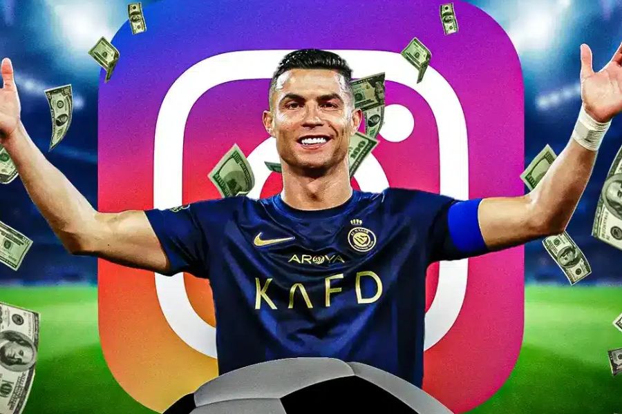 Ronaldo nhận 85 tỷ cho mỗi bài đăng trên Instagram