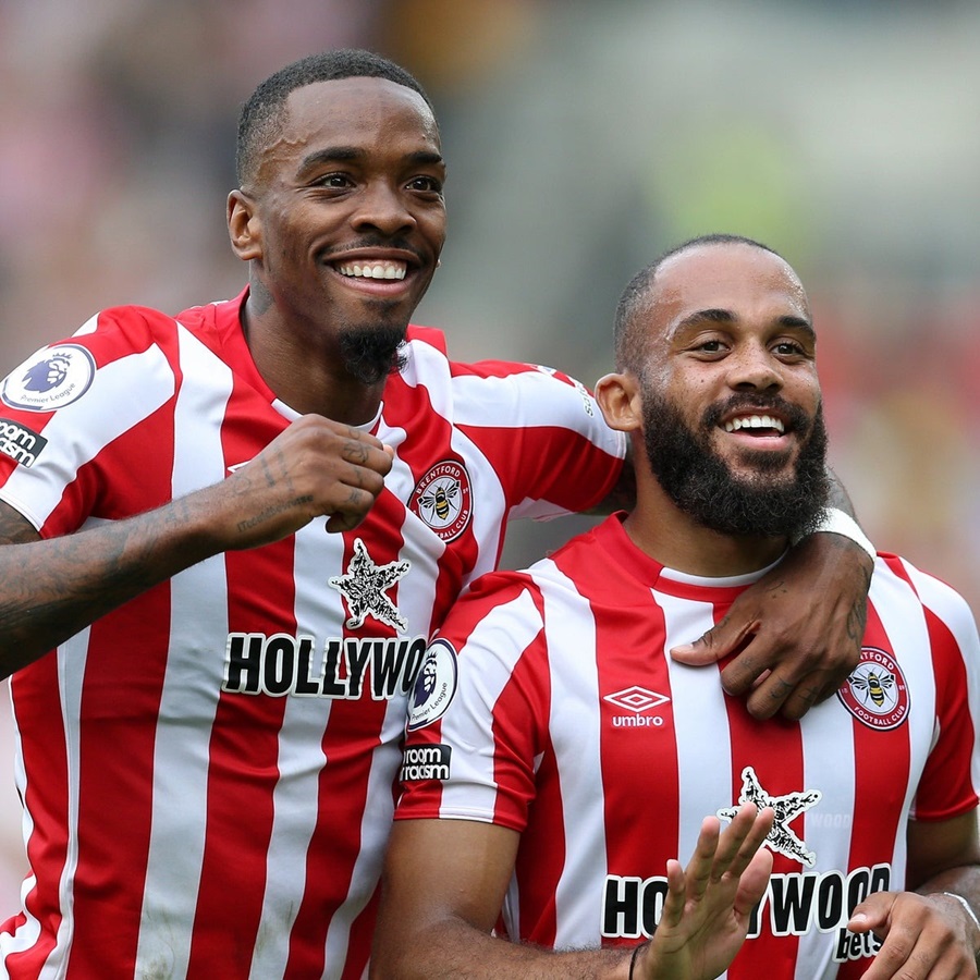 Bộ đôi tiền đạo trăm triệu của Brentford: Ivan Toney, Mbeumo