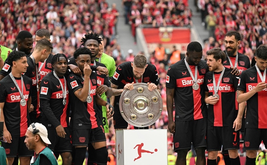 Danh hiệu Bundesliga đầu tiên trong lịch sử của Leverkusen