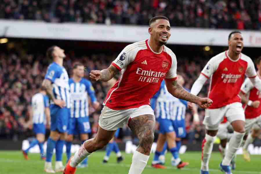 Arsenal và Brighton là 2 đội có phong độ cao sau 2 vòng đấu