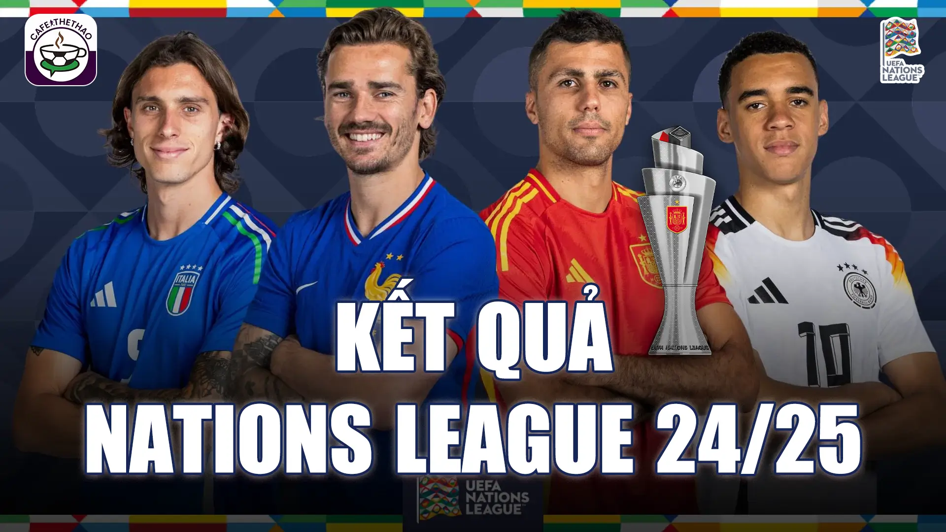 Cập nhật kết quả Nations League 24/25 mới nhất