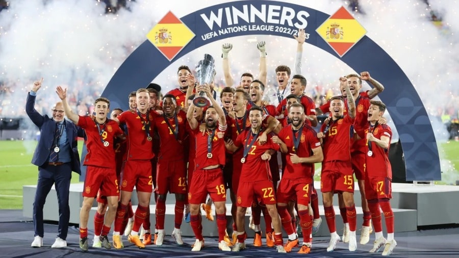 ĐT Tây Ban Nha đang là nhà đương kim vô địch UEFA Nations League