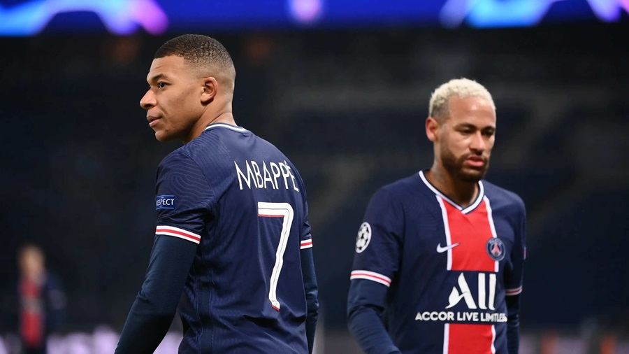 Mbappe và Neymar chưa bao giờ hòa thuận