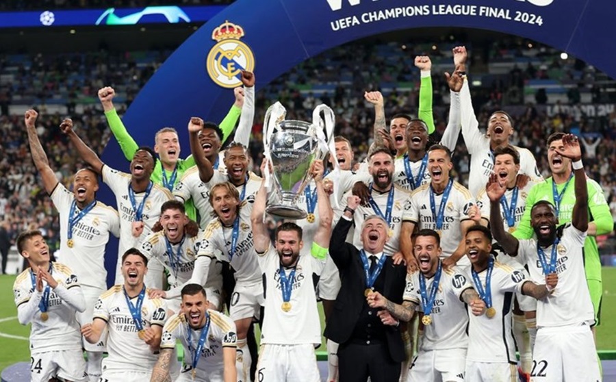 Trận chung kết UEFA Champions League 2023/2024 đã mang về chiến thắng 2-0 cho Real Madrid trước Dortmund