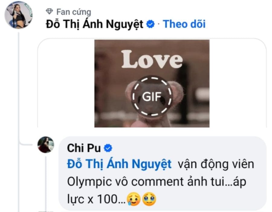 Nữ cung thủ Olympic Đỗ Thị Ánh Nguyệt cũng lên tiếng ủng hộ Chipu