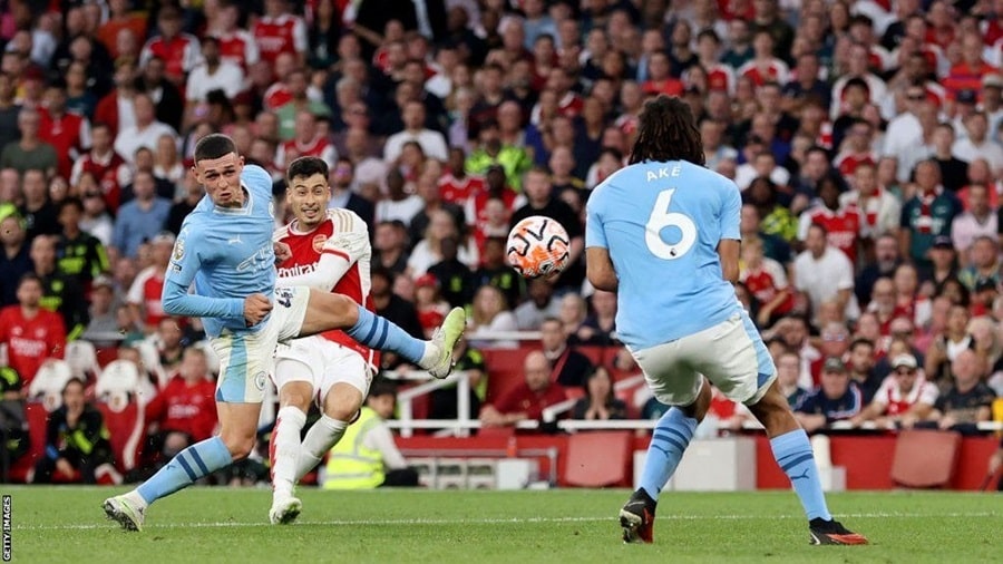 Arsenal đã bất bại trước Man City trong mùa giải Ngoại hạng Anh vừa rồi