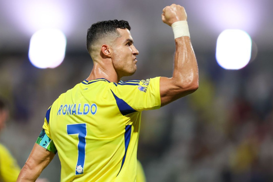 Ronaldo ghi bàn trên chấm 11m cho Al Nassr.