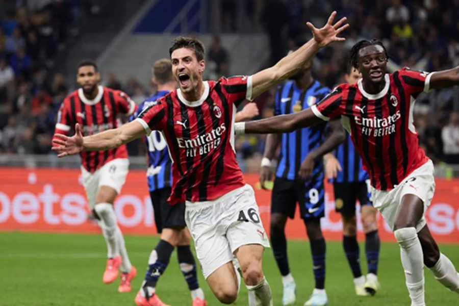 Ghi bàn phút 89, AC Milan thắng nghẹt thở Inter