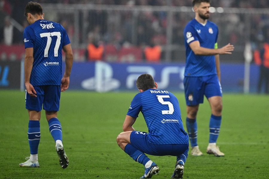 Nhà vô địch Croatia nhận thất bại tủi hổ 9-2 trước Bayern Munich