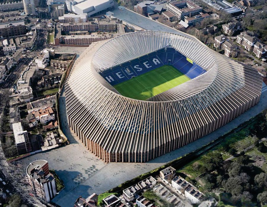 Dự kiến hình ảnh mới của Stamford Bridge