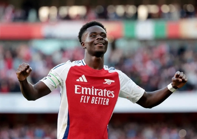 Bukayo Saka vắng mặt trong 2 trận gần nhất của Arsenal.