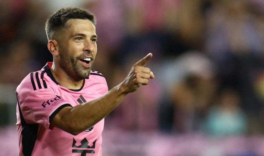 Jordi Alba chốt hạ chiến thắng cho Miami.