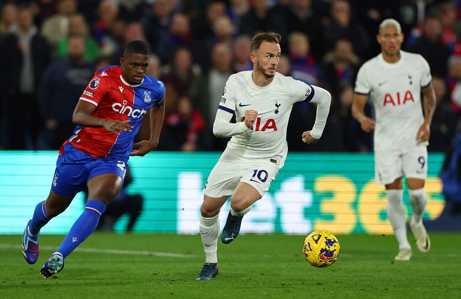 Tottenham toàn thắng Crystal Palace trong 5 trận gần nhất