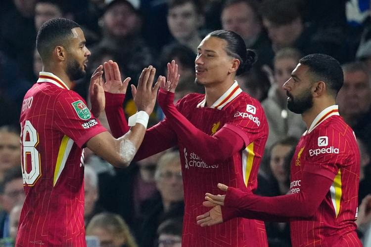 Gakpo tỏa sáng, Liverpool thắng kịch tích Brighton