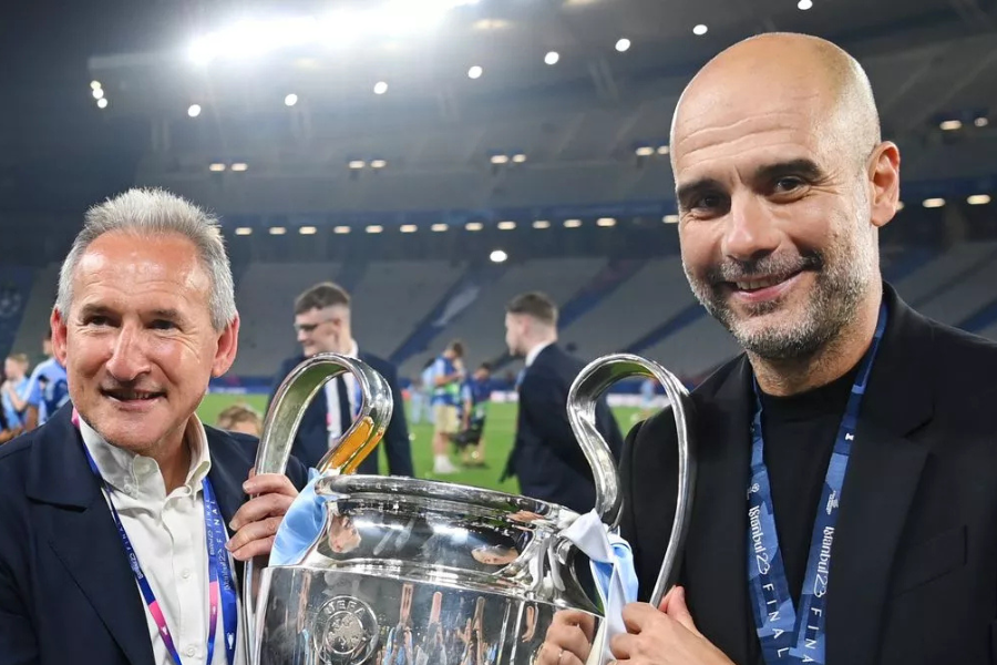 Txiki Begiristain là bạn thân của Pep Guardiola.