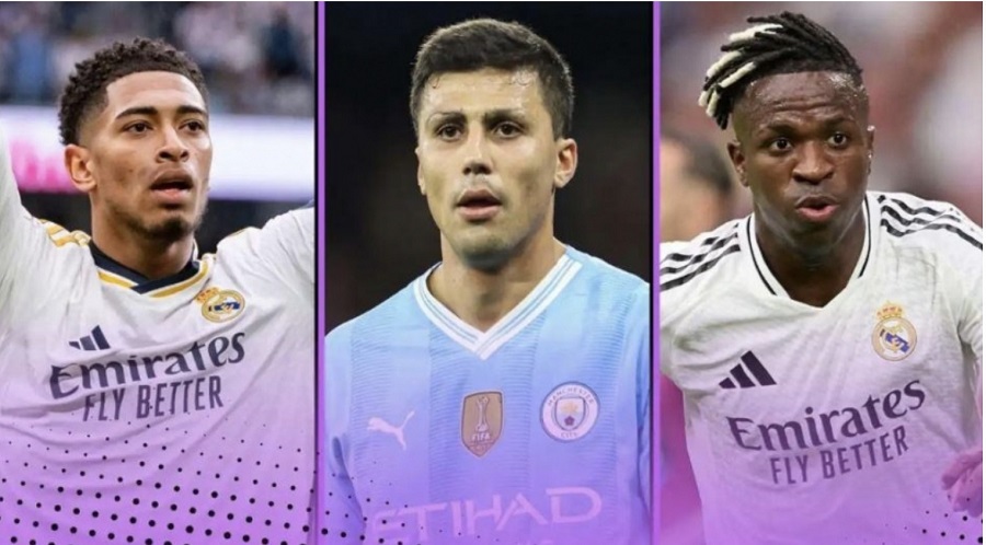 Bellingham, Rodri và Vinicius là 3 cái tên sáng giá trong danh sách đề cử.