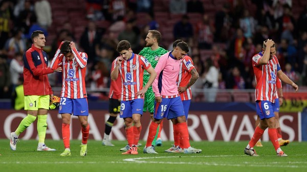 Atletico thua trận bạc nhược ngay tại sân nhà