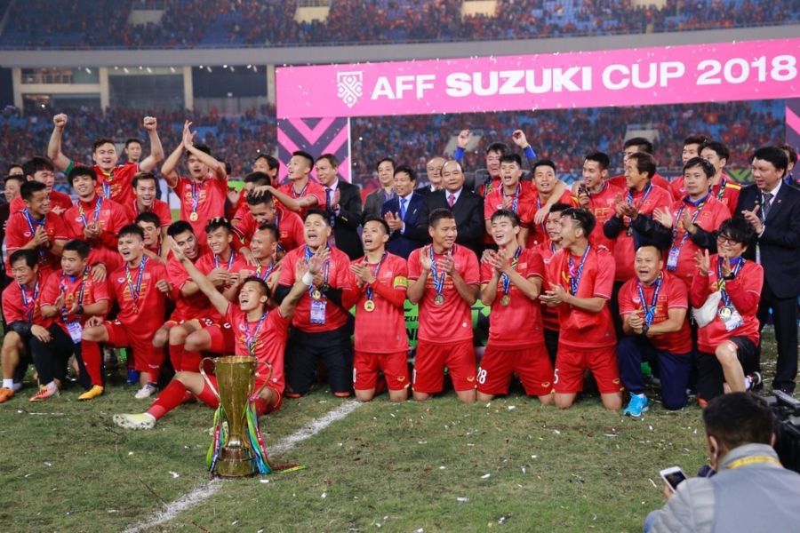 Việt Nam ăn mừng chức vô địch AFF Cup 2024