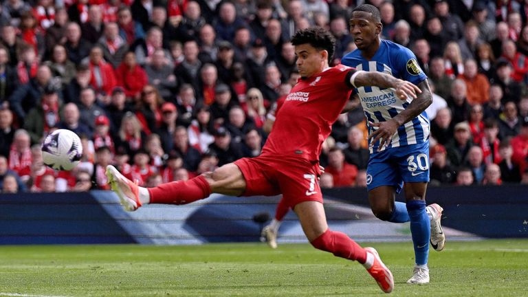 Liverpool có thành tích đối đầu không hề vượt trội Brighton trong 2 năm nay