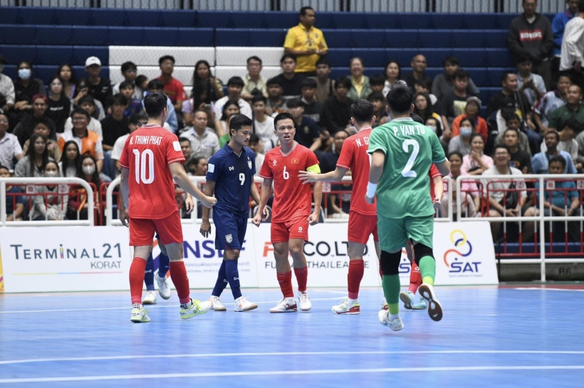 ĐT futsal Việt Nam có trận thắng ấn tượng trước Thái Lan