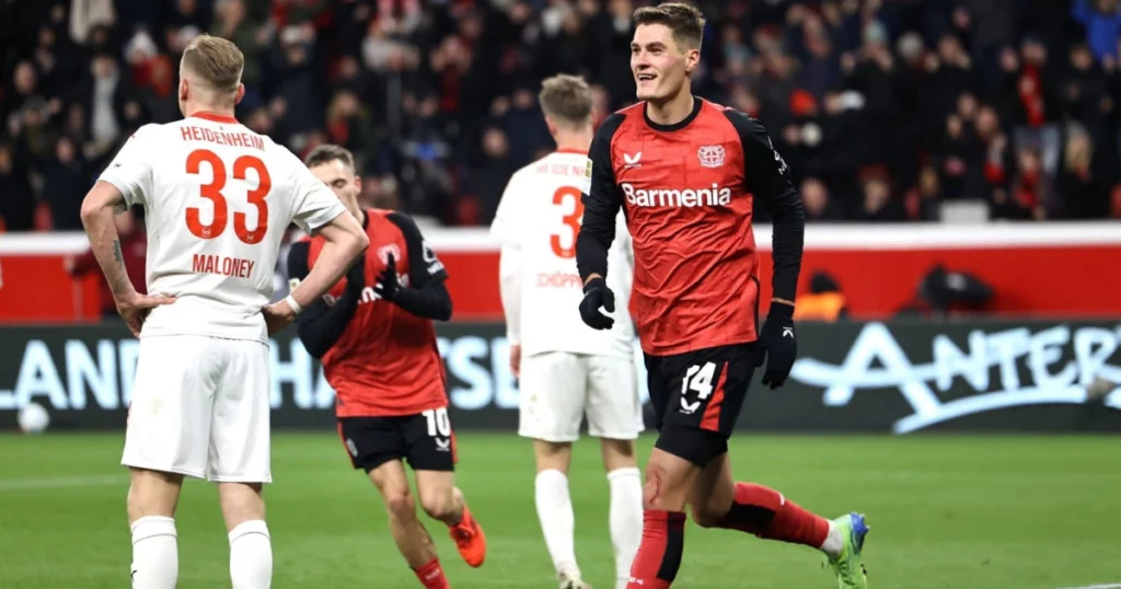 Patrik Schick tỏa sáng, Leverkusen ngược dòng ngoạn mục trước Heidenheim