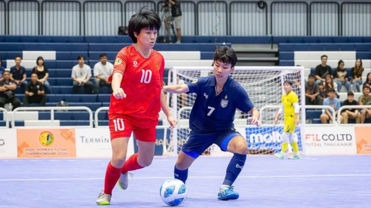 Tuyển futsal nữ Việt Nam đứng nhì bảng giải Đông Nam Á