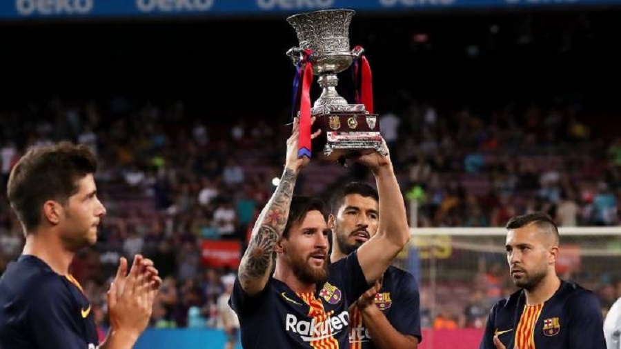 Messi có 8 lần vô địch Siêu cúp Tây Ban Nha