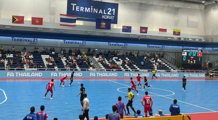 ĐT futsal Việt Nam thắng Malaysia với tỷ số 2-0